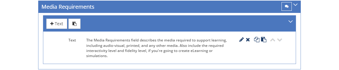 Design Considerations - Media Requirements