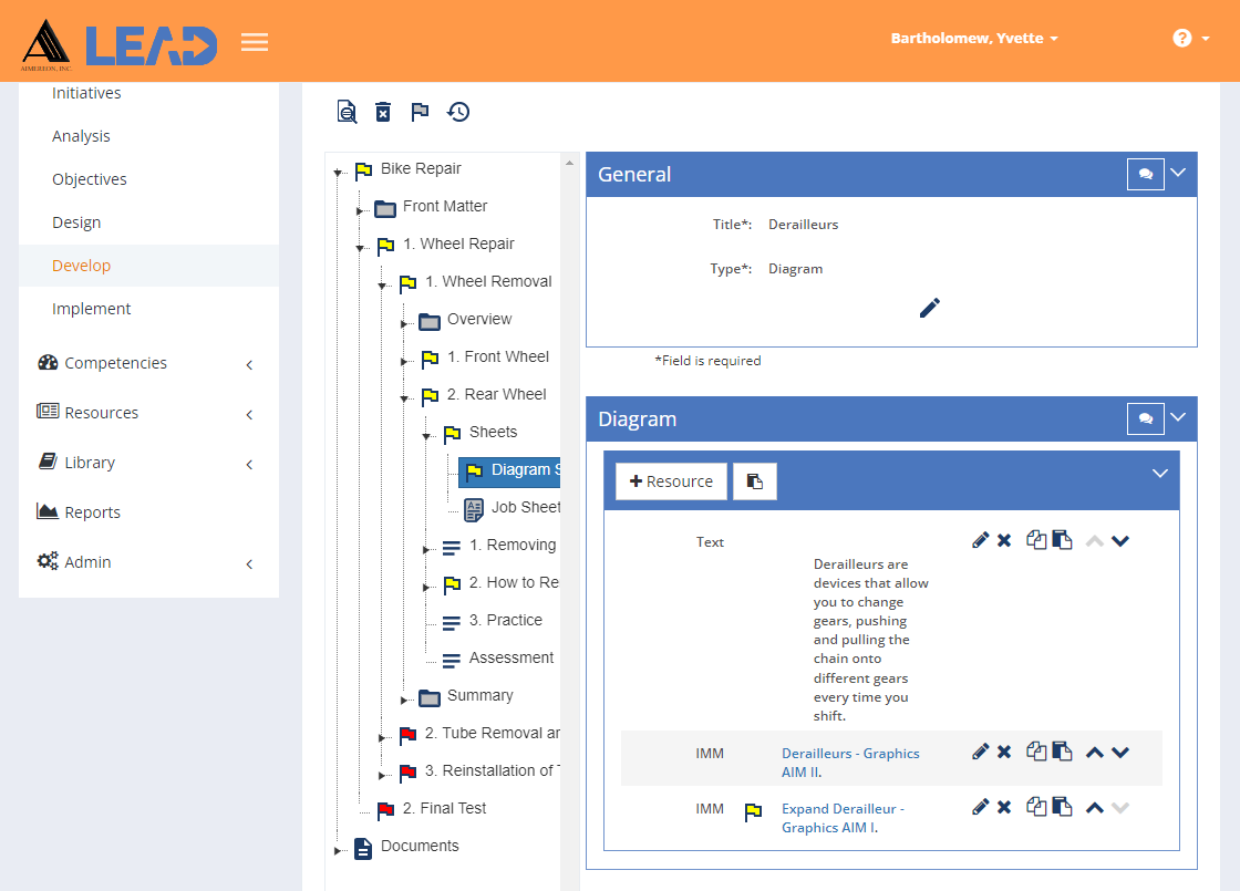 Enabling Objective Level > Selected Sheet