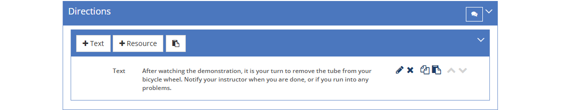 Problem Sheet - Directions Tab