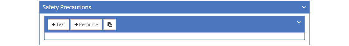 Performance Job Sheet - Safety Precautions Tab