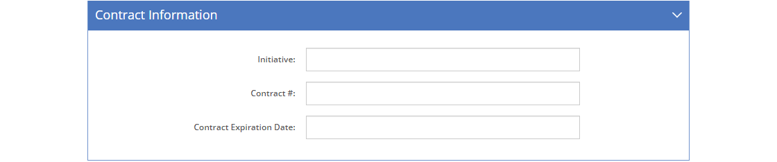 User Detail Screen - Contract Information Tab